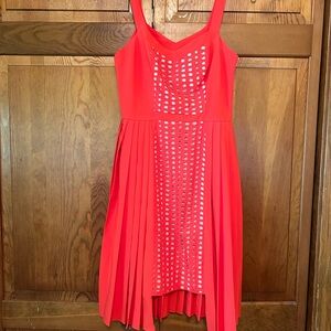 Vessel by Timo Welland, Anthropologie event dress, red